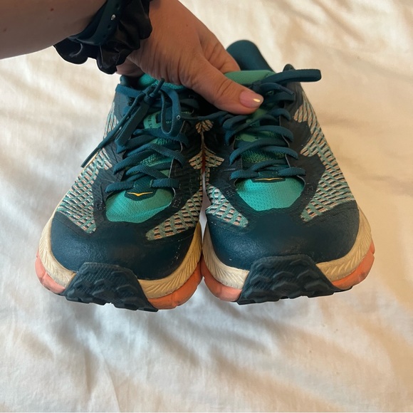 💚 Hoka Mafate Speed 4 Teal Running Shoe Women’s Size 9 - Picture 10 of 10